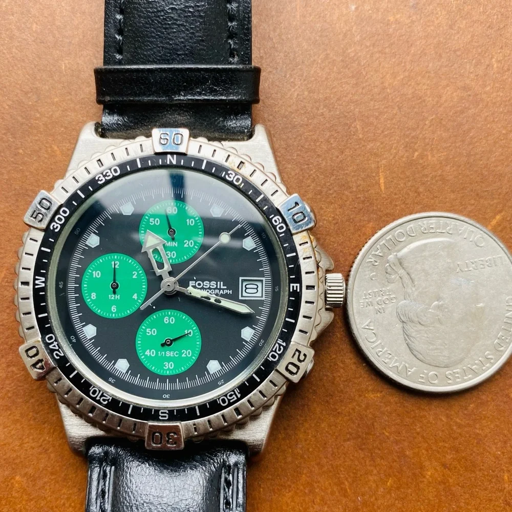 1996 FOSSIL CHRONOMASTER WATCH CH-2242